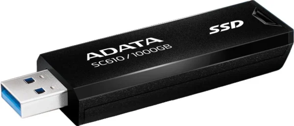 dysk zewnetrzny ssd adata sc610 1000gb usb32a czarny a7b8f2ecb6074c6ea7fbbd8397fcaca9
