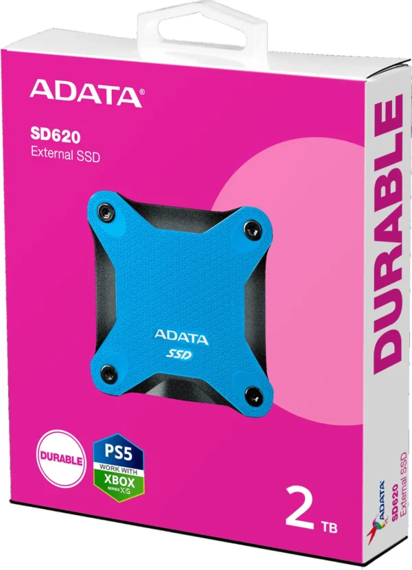 dysk zewnetrzny ssd adata sd620 2tb niebieski d8e2237c18d143d4a51ac8b8bd74038b