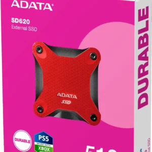 dysk zewnetrzny ssd adata sd620 512gb czerwony 62595d84e0974d029df4fdf350e0bd52