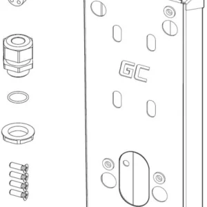 dystans do montazu adowarki ev wallbox greencell habuden spa d92e623673a140f3b38cf82d87154dc2