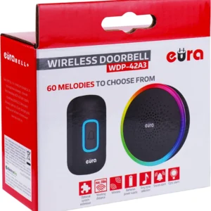 dzwonek bezprzewodowy eura wdp 42a3 czarny 9405ae66ad784669977430cd52af2348