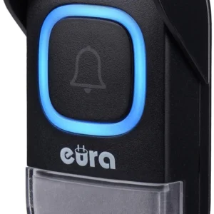 dzwonek bezprzewodowy eura wdp 46a3 czarny 691a51858f9f46aba87be45b1278a2b9