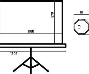 ekran projekcyjny na statywie tripod screen 60 overmax 43 60 b159eeef8d7c4bc6b0c87d5cfa571582