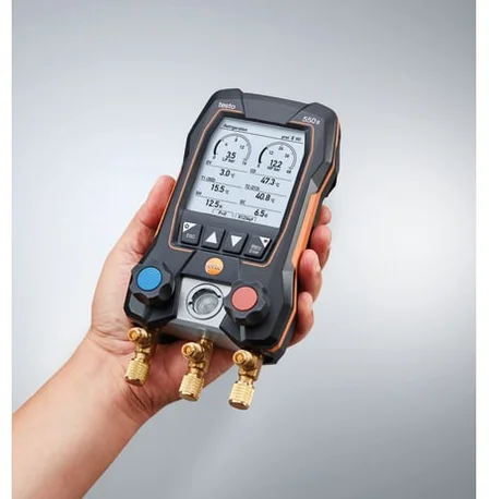 Elektroniczna oprawa zaworowa Testo 550s zestaw Smart 0564 5502