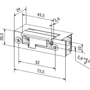 elektrozaczep bira symetryczny es1 001 kz 12v acdc z kontrol c971fd3897924608af2a67c4382f48f6