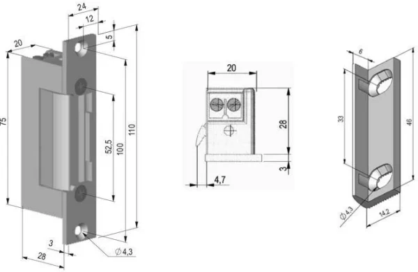 elektrozaczep symetr niskopradowy scot es s12dcn profi 3920c67ce9044ad59e3771f9787e35e0