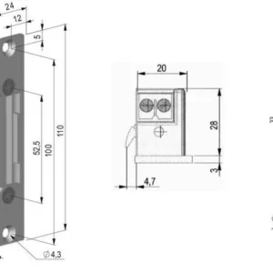 elektrozaczep symetr rewers scot es s12dc r profi 51dd693b8cb04171ad5de6c90e805c4a