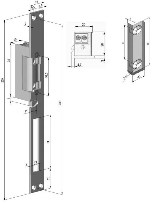 elektrozaczep symetrrewers z sygnalizacja scot es s12dc rs p 836fc40a0baa4fe2831e66fcecef7cf7