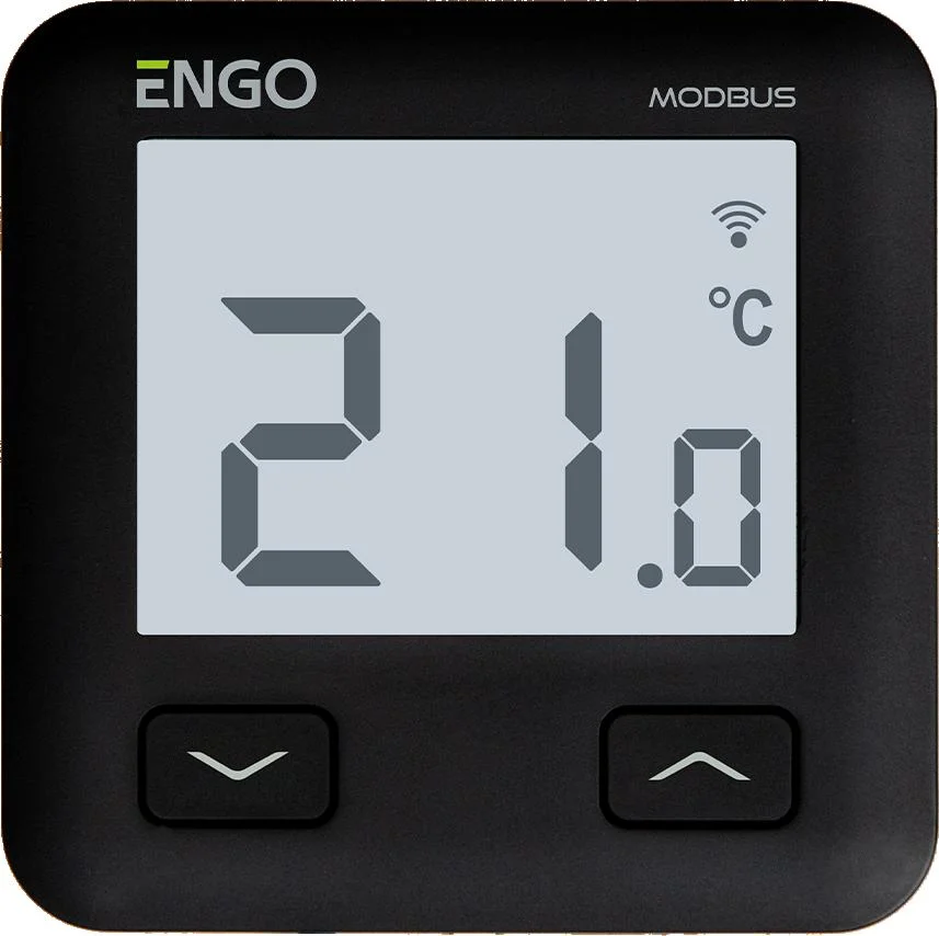 ENGO Controls E10-MBUSB - Internetowy, podtynkowy regulator temperatury, MODBUS, Wi-Fi, 230V,