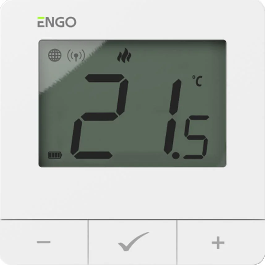ENGO Controls E25-BATW - Internetowy, natynkowy regulator temp.