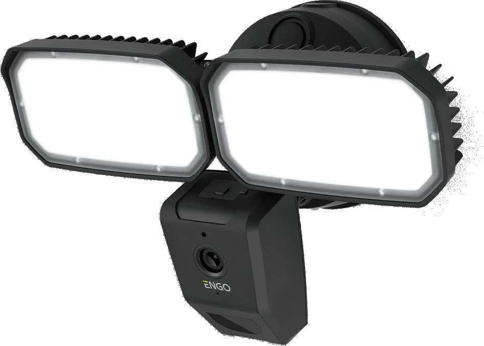 ENGO Controls ECAM-L2- Smart Kamera Wi-Fi z podwójnym źródłem światła, 4MP