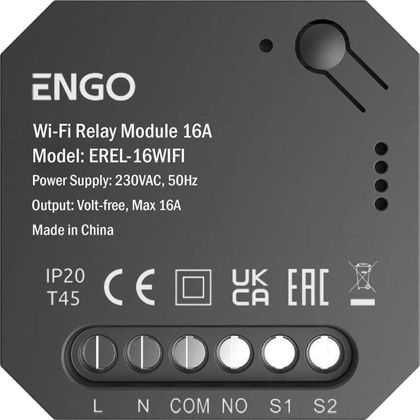 ENGO Controls EREL-16WIFI - Smart Relay - inteligentny przekaźnik WIFI do systemu ENGO Smart