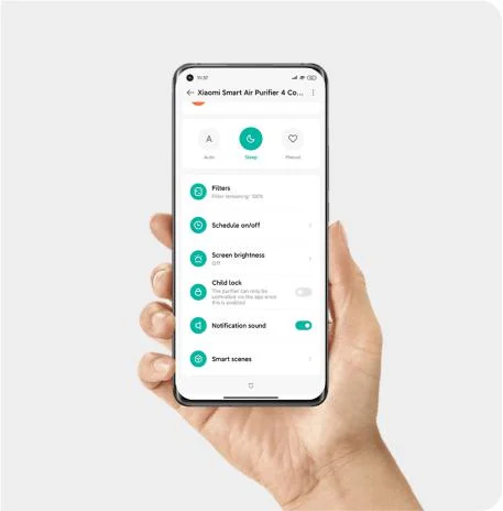 Sprawdź zużycie swojego filtra w aplikacji mobilnej Mi Home/Xiaomi Home!