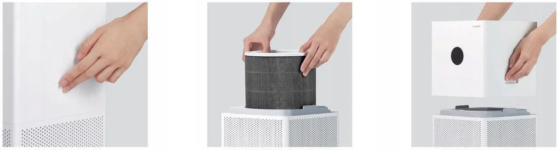 Wymienny filtr oczyszczacza Xiaomi Smart Air Purifier 4 Lite - proste użytkowanie i łatwa wymiana zapasowego filtra