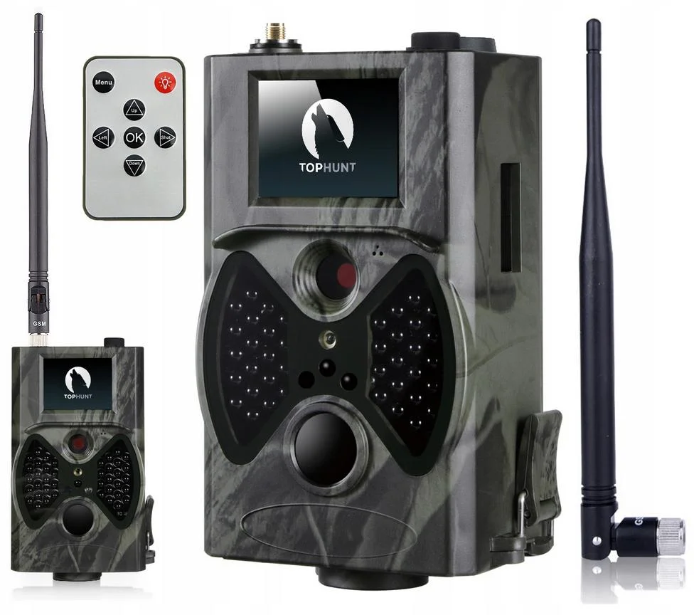 Kamera leśna Top-Hunt - fotopułapka GSM HC-300M 40x diody IR 940nm na kartę SIM oraz kartę microSD