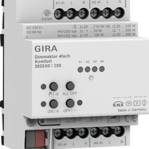 gira aktor sciemniajacy 4x komfort knx secure one 202500 507f3a121236456783d807682d13f0e1