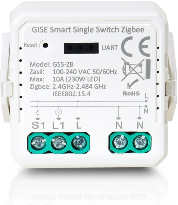 gise smart pojedynczy modu przekaznikowy bez n zigbee tuya g 85c4333532844b32b9613cbe7a099726