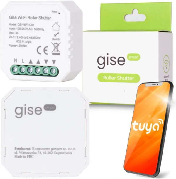 gise smart sterownik roletowy wifi tuya d5abcd9fa68a48168c3ffa1d16eee4b7