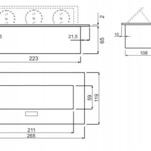 gniazdo meblowe wpuszczane w blat orno or ae 13109br mosiadz 991ae36a85514163b0a02002f4e55d6c