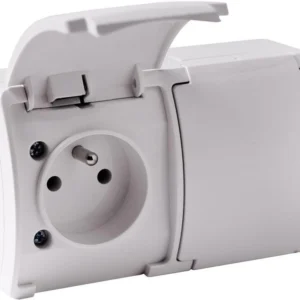 gniazdo natynkowe podwojne z uziemieniem z klapka viplast ko 13d2b7c1683e4f5ea37587cc1d1c6ab1