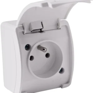 gniazdo natynkowe pojedyncze z uziemieniem z klapka viplast 7e9e6d0ee3b04e598424512f0279d4a0