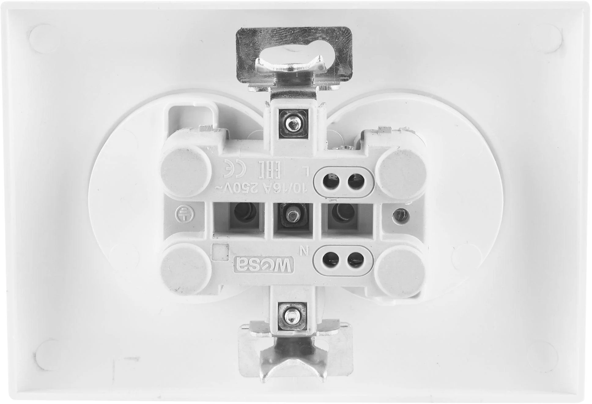 Gniazdo podwójne z uziemieniem – VCX LC 16