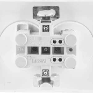 gniazdo podwojne z uziemieniem vcx wesa lc 16 czarny 022e539fe66d45299d9c4ab2e1d7f9c7