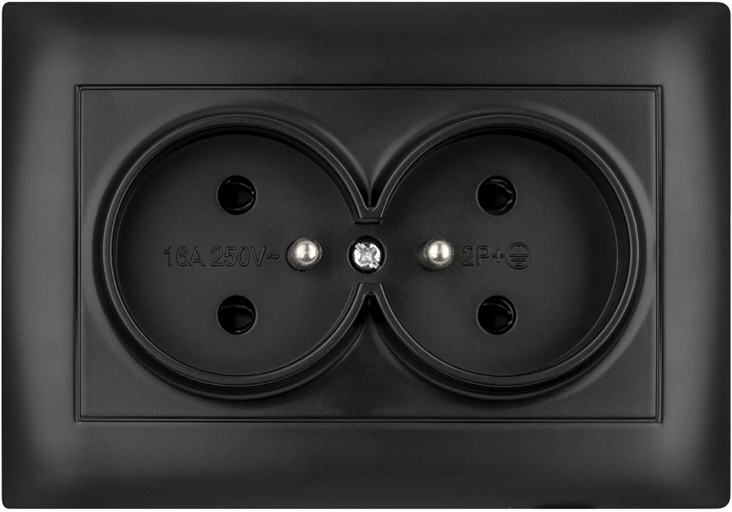 Gniazdo podwójne z uziemieniem – VCX LC 16C