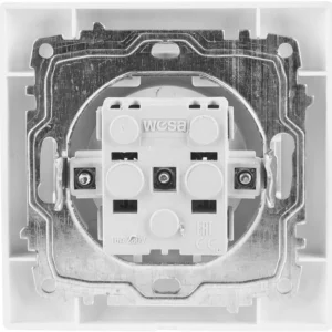 gniazdo pojedyncze z uziemieniem vcx wesa lc 13 biay 198e112daf2149dfa9fd3e6a83c73914