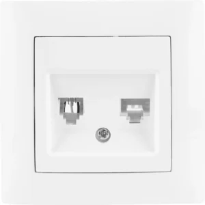 gniazdo telefoniczno komputerowe vcx wesa lc 42 biay b3edab39582f459994ee73d23b82b457