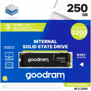 goodram dysk ssd px600 250gb m2 pcie 4x4 nvme 2280 35589a5566e34fd98a3768d961aeddf9