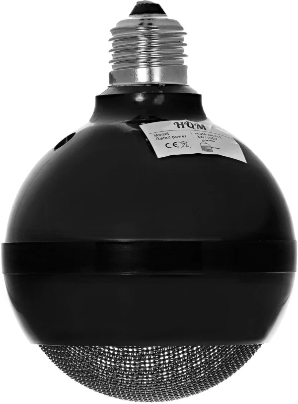 gosnik kulowy hqm sk313 3w 100v gwint e27 czarny d297429f73584807b6d66fbb0b24fd97