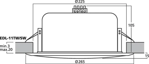 gosnik pa monacor edl 11twsw czarny 10w 100v c6f23ed2e85d40f6a3f450ca476475a5