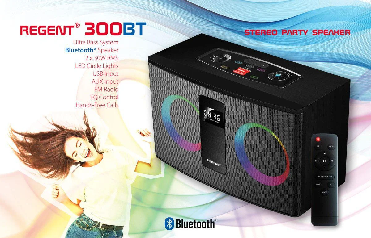Głośnik RGB FM Regent Power Audio 300BT Ferguson