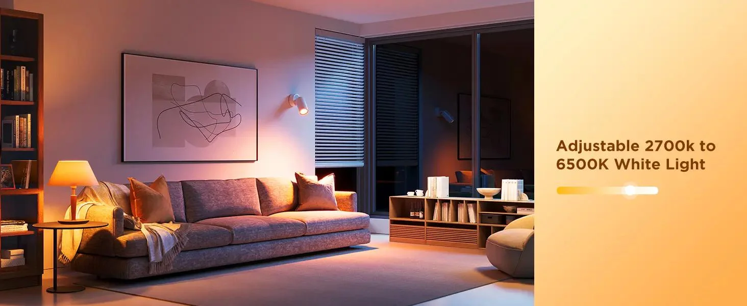 16 milionów kolorów i regulacja temperatury światła