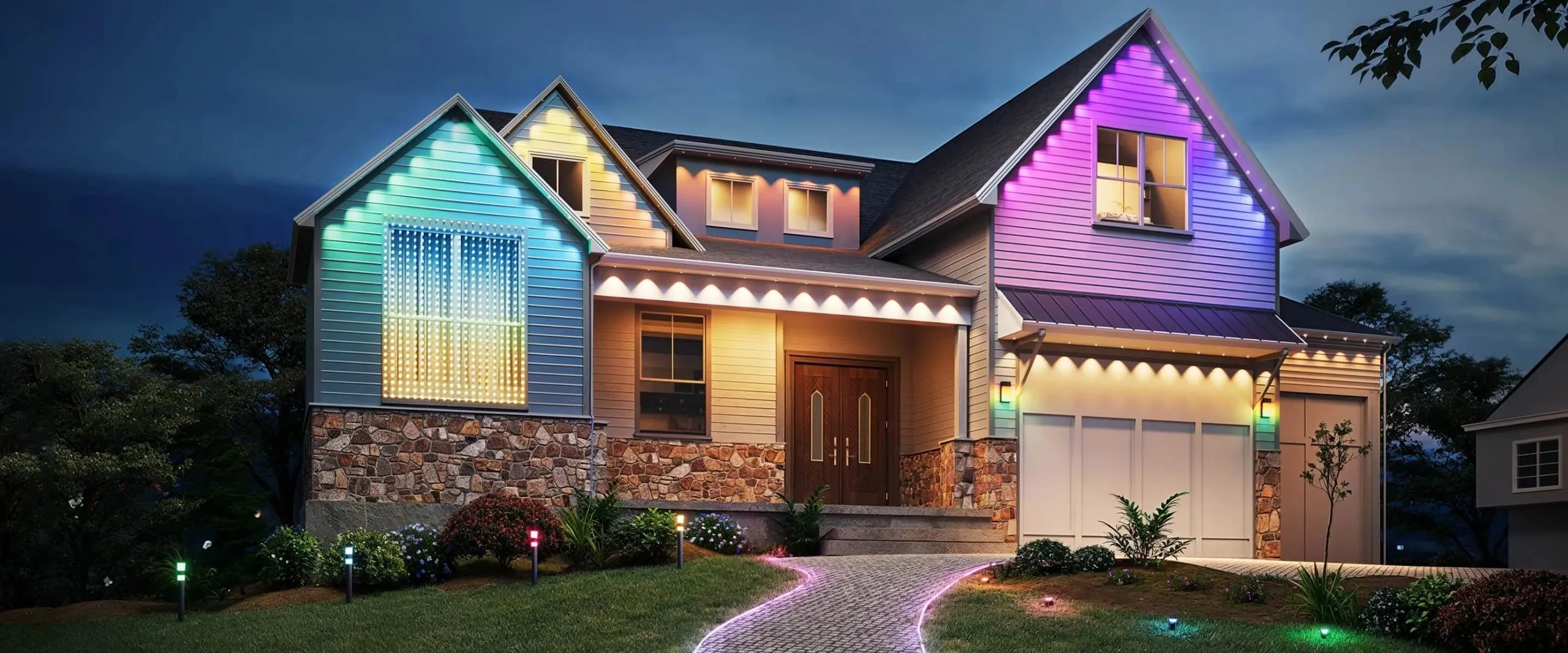 Govee H705E Permanent Outdoor Lights 2 - nowa atmosfera w twoim ogrodzie