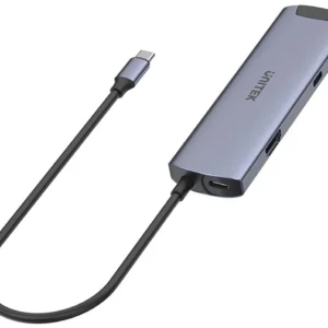 h1112f unitek aktywny hub usb c 5gbps hdmi rj 45 pd 100w 547dbe84aca3464bbf3eb282150235bc