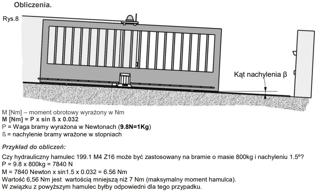 Hamulec hydrauliczny Beninca Hi Motions 199.1
