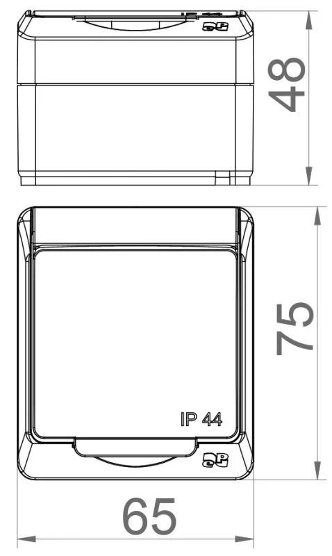 hermes gniazdo hermetyczne pojedyncze natynkowe z uziemienie a6ca9fa342154f10a706c2cded62f07b