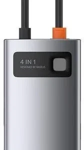 hub usb baseus metal gleam 4w1 b5fac0678e1f47e9b54268f60e9ae746