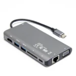 hub usb c unitek d1019b 31 8w1 z power delivery 100w 39b5a41197b14918a14d1a75c0806272