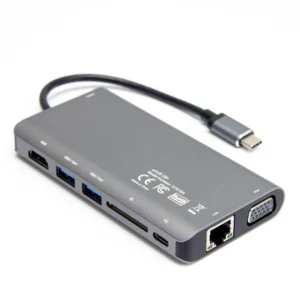 hub usb c unitek d1019b 31 8w1 z power delivery 100w 39b5a41197b14918a14d1a75c0806272
