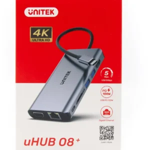 hub usb c unitek d1019b 31 8w1 z power delivery 100w 9d2dc4a0407c42d2935a5f376be33d7a
