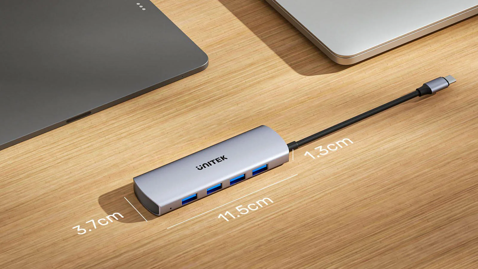 Hub USB-C Unitek Hub 4w1 USB-C 10 Gbps, 4x USB-A