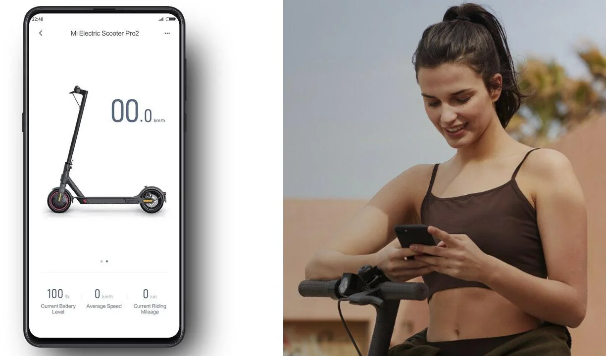 Hulajnoga elektryczna kompatybilna z aplikacją Mi Home / Xiaomi Home