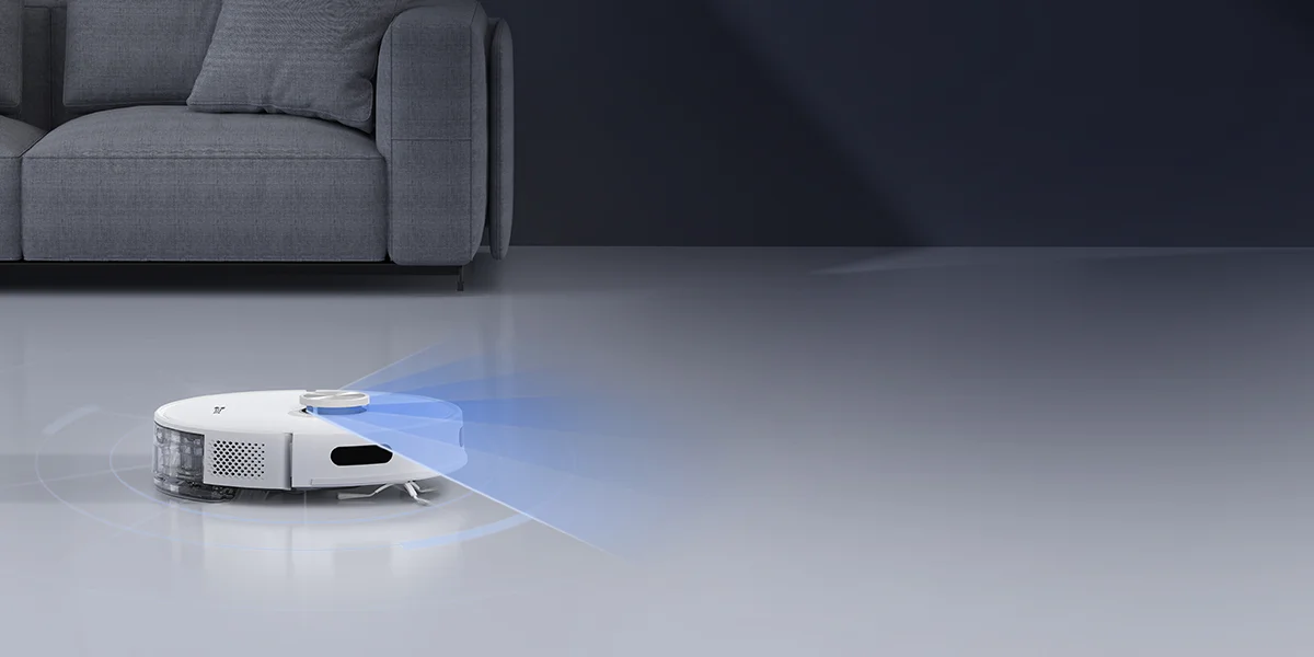 Inteligentny robot sprzątający i mopujący EZVIZ RE4 - rozpoznawanie otoczenia dzięki wbudowanym podzespołom