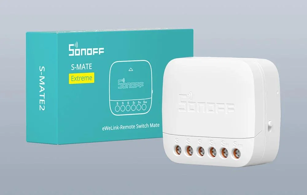 Inteligentny przełącznik WiFi Sonoff S-MATE2 (bez N)