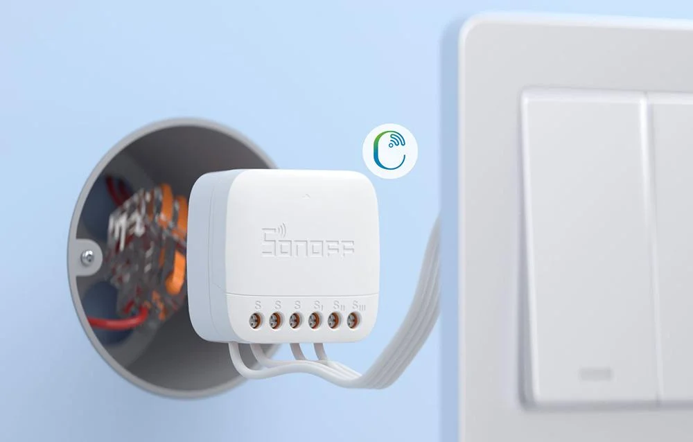 Inteligentny przełącznik WiFi Sonoff S-MATE2 (bez N)