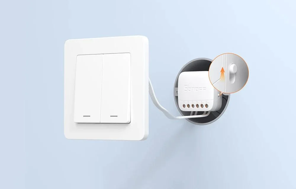 Inteligentny przełącznik WiFi Sonoff S-MATE2 (bez N)