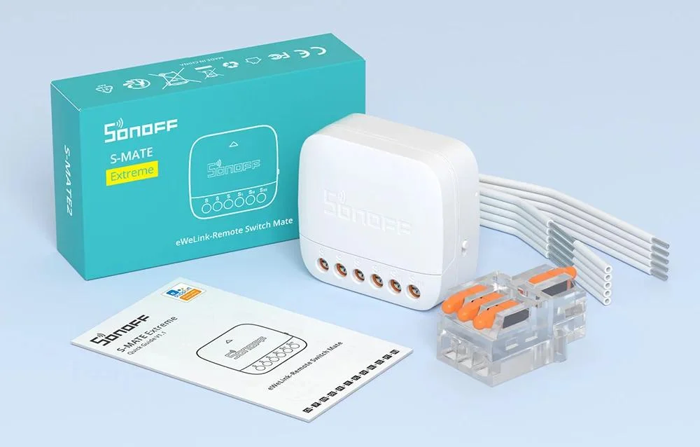 Inteligentny przełącznik WiFi Sonoff S-MATE2 (bez N)